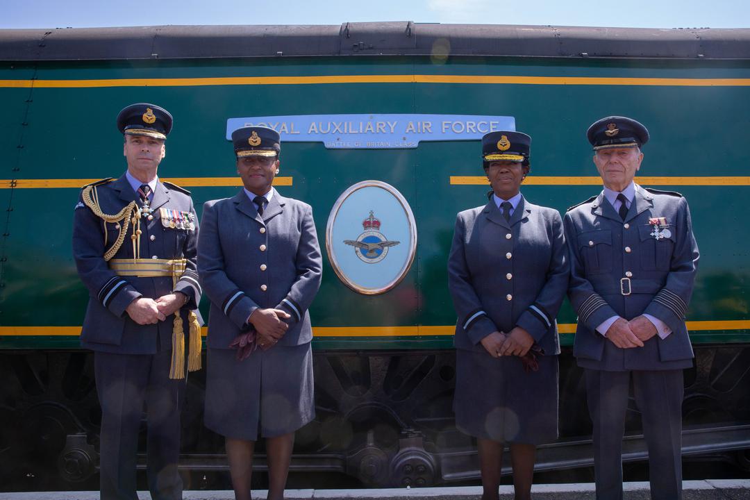 Senior representatives of the RAF Reserves and RAuxAF foundation attended the dedication ceremony
